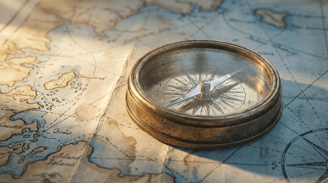 Dark navy equirectangular world map with faint latitude-longitude grid, continents in muted blue, Greece and the Aegean islands highlighted in pale gold with concentric glowing rings over the eastern Mediterranean